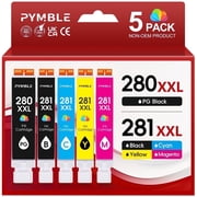 280XXL Ink Cartridge Compatible for Canon 280 and 281 Ink for Canon PGI-280 and CLI-281 Work with PIXMA TR8622a TR8600 Ink