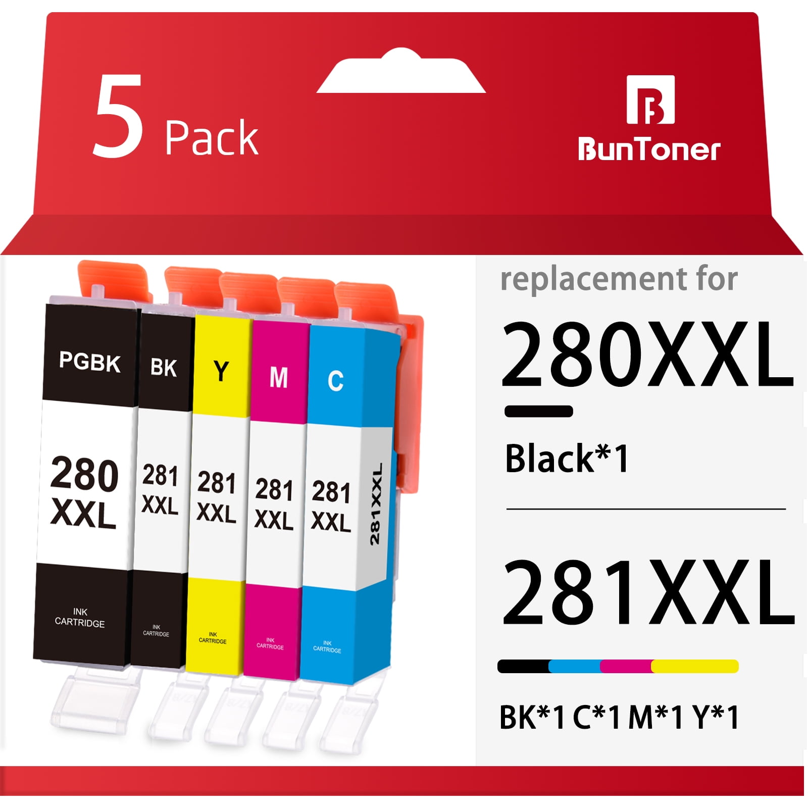 280 281 Ink Cartridges for Canon 280 and 281 PGI280XXL CLI281XXL Ink