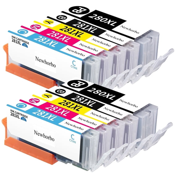 PGI280 CLI281XXL Ink Cartridge Replacement for Canon TR8520 8620a TR7520 8600 TS9520 TS6220 6320 6120 8220 Printer (10 Pack)