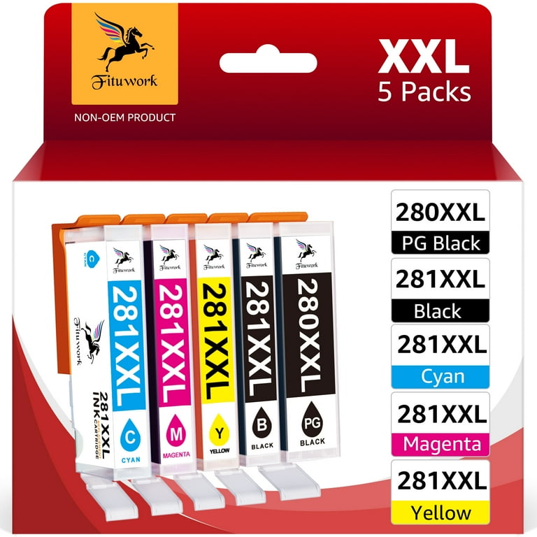Canon PGI-280 CLI-281 XL Ink Cartridges for Pixma Printers