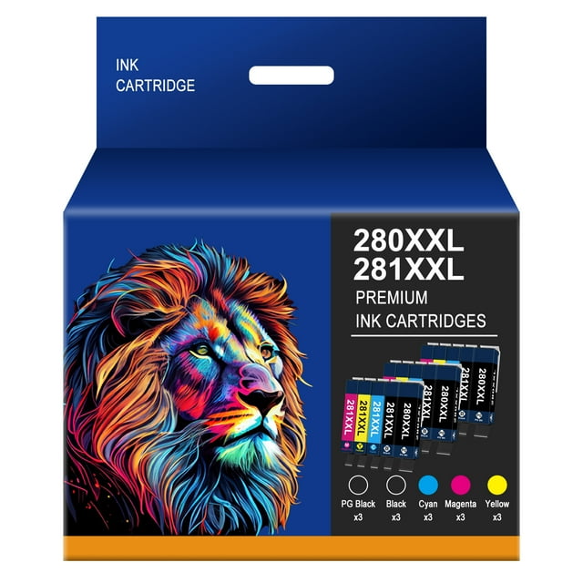 280 XXL 281 Ink Cartridges Replacement for Canon 280 281 XXL Ink TR8520