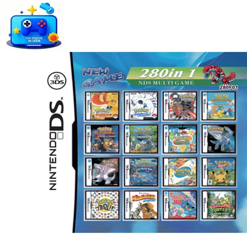Nintendo 2ds Ds Multi Game Card 280 In MULTI CART Super Combo