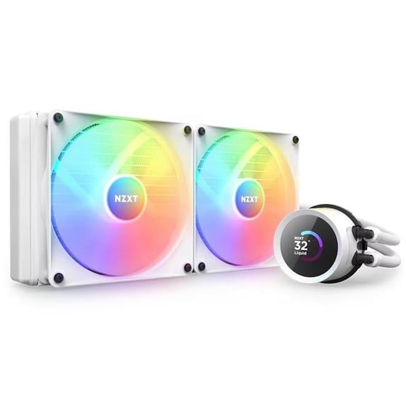 280 mm RGB Kraken CPU Liquid Cooler, White