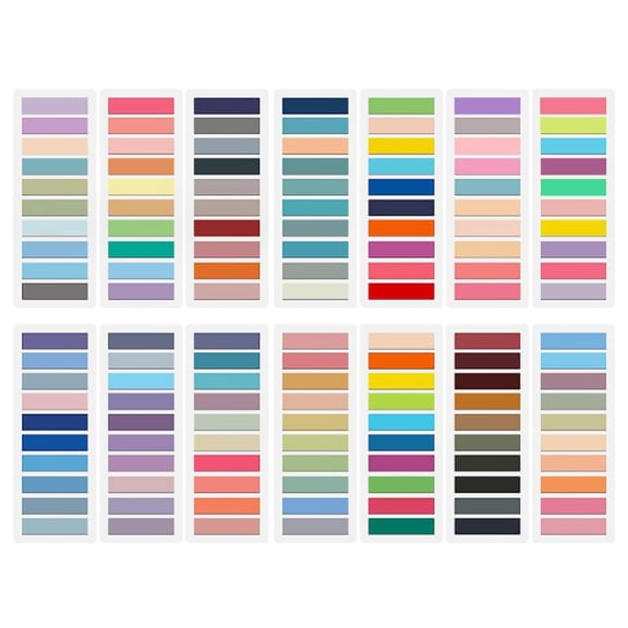 2800/3600Pcs Index Tabs Index Stickers Sticky Flag Index Tabs File Index Labels Reminders on Planner Calendar Notebooks