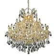 thumbnail image 1 of 2800 Maria Theresa Collection Hanging Fixture D36in H36in Lt:24 Gold Finish (Elegant Cut Crystal) - Finish:Gold - Finish:Gold - Finish:Gold - Finish:Gold-Finish:Gold, 1 of 2