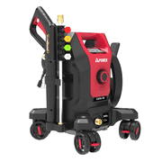 A-iPower E2800-FM 2800 PSI 1.7 GPM Electric Pressure Washer with Follow-Me 4-Wheel Design and 5 Nozzles