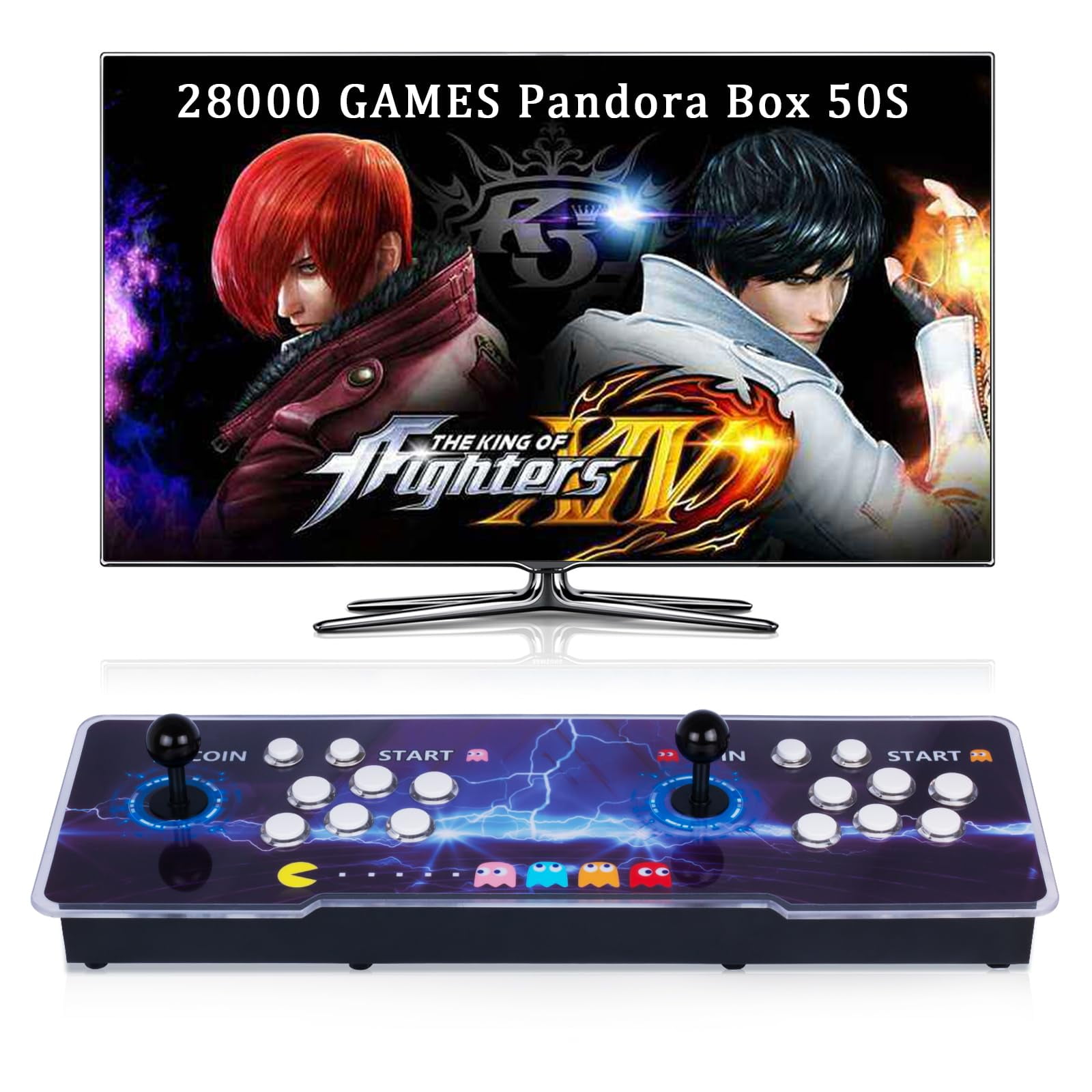 HengCi Pandora's Box 32 GB with 28000 Games, Black - Walmart.com