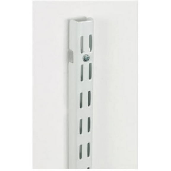 280000 12 in. Heavy Duty Wall Standard Shelf Track, White