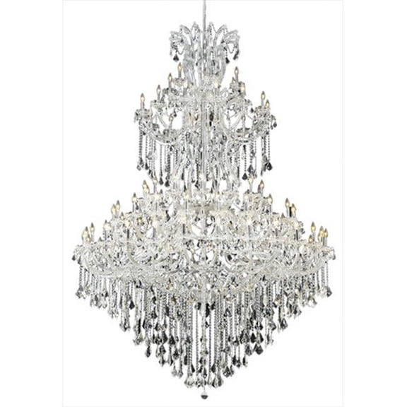 2800G96C-RC Maria Theresa Collection Large Hanging Fixture - Chrome Finish