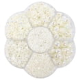 thumbnail image 1 of 2800PCS Half Pearls, Half Flatback Round Pearl Bead Loose Beads for DIY Crafts, 7 Size: 2mm,3mm,4mm,5mm,6mm,8mm,10mm - milky white, 1 of 6