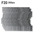2800Pcs F15 F20 F25 F30 Straight Brad Nails for Diy Home/Gardening
