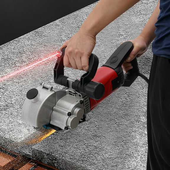 2800W 220V Electric Wall Groove Cutting Machine Wall Slotting Chaser Tool 36MM 5 Saw Blades