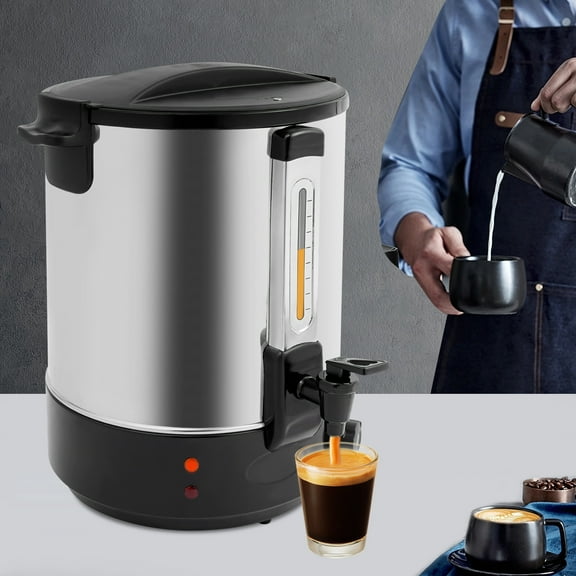 2800W 5.07Gal Hot Water Dispenser, Electric Heat Preservation Bucket, Commercial Hot Water Dispenser Black