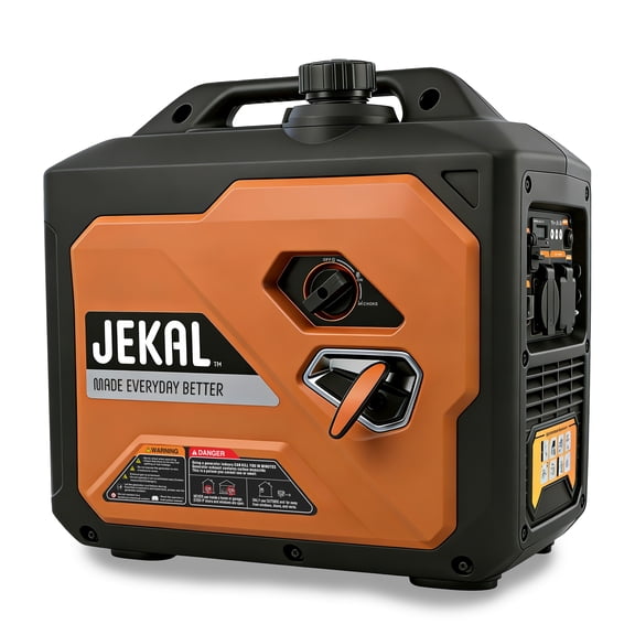 2500W Inverter Generator, 121.6cc 4-Stroke OHV Engine, Quiet Portable Gas Propane Powered with CO Sensor and RV Ready Outlet for Home Backup, Camping & Tailgating