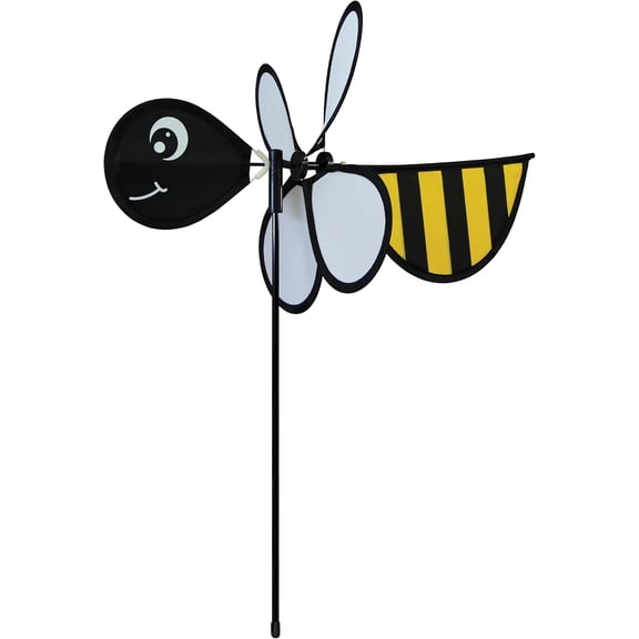 2801 Baby Bee Ground Spinner Small Wind Spinner for Gardens, Planters, Flower Pots, Yards