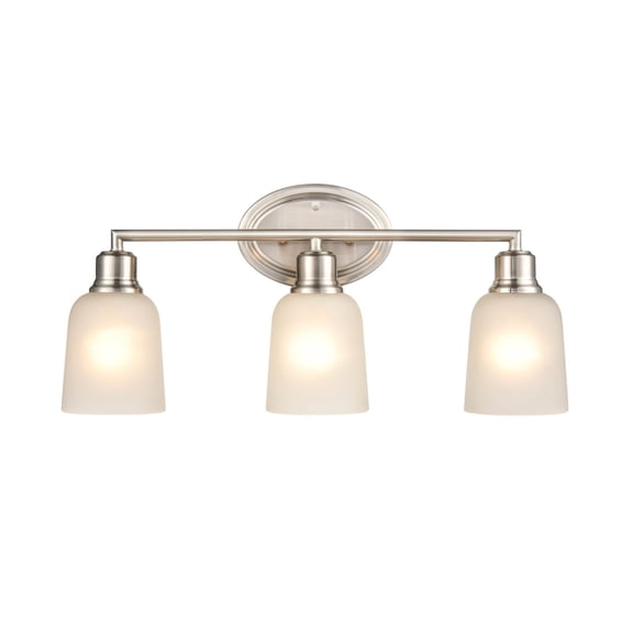 2803-BN Millennium Lighting Amberle - 3 Light Bath Vanity-10 Inch Tall and 22 Inch Wide