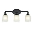 thumbnail image 1 of Amberle 3 - Light Matte Black / Black Wall Sconce, 1 of 6