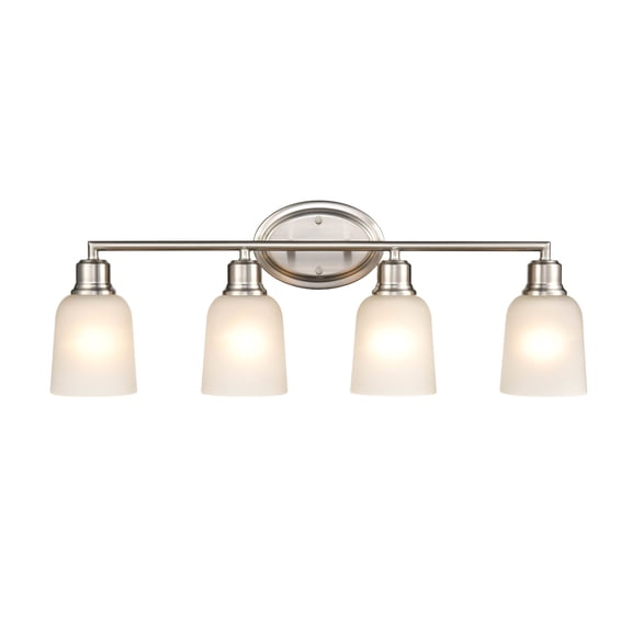 2804-BN-Millennium Lighting-Amberle - 4 Light Bath Vanity-10 Inch Tall and 28 Inch Wide
