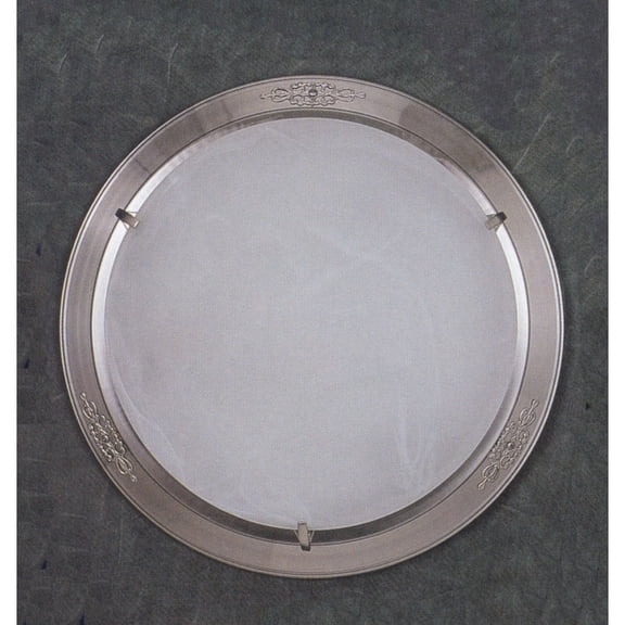 Elk Home Ewok 17-inch Wide 3-Light Flush Mount in Satin Pewter