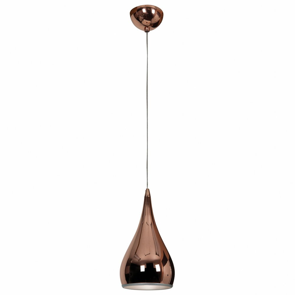 Essence Teardrop 11.5" Pendant in Rose Gold with LED Option