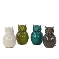 thumbnail image 1 of 28099-Ast Ceramic Owl Assortment Of Four - Assorted Color, 1 of 2