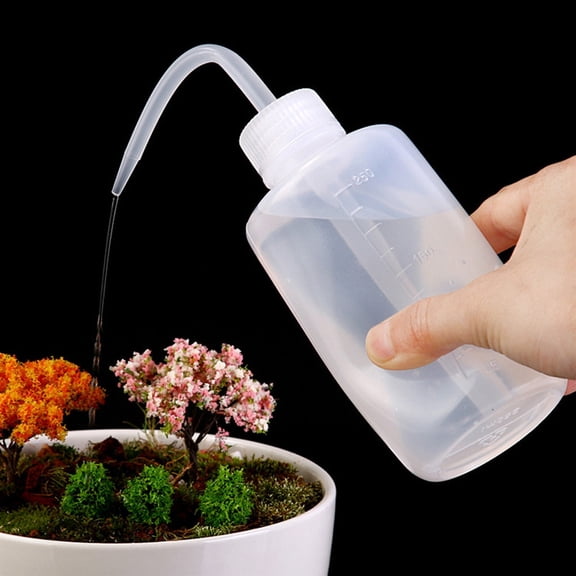 280ML Clear Plastic Spray Bottle with Angled Trigger Nozzle-Mist & Stream Hose Cleaning Sprayer for Water, Soap Solution