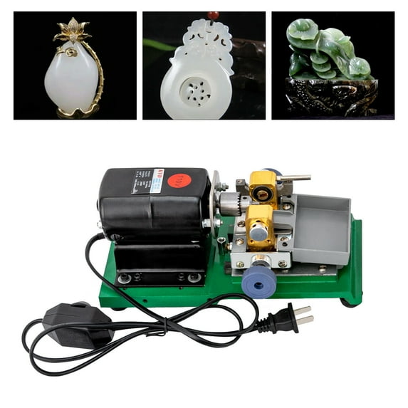 280W 110V Pearl Drilling Machine Pearl Drill Machine Jewelry Driller Pearl Holing Machine Bead Drill for Jewelry Making Full Set Drill Holder for Shell Coral Amber Stone Jewelry Tools