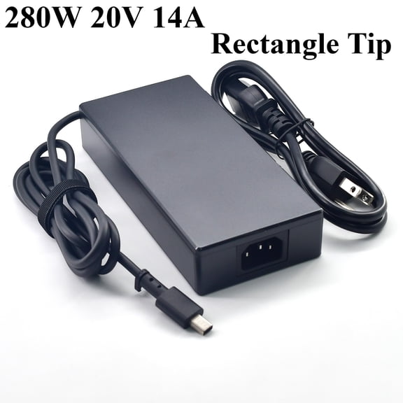 280W 20V 14A Laptop Charger for ASUS ROG StrixG18 (2025) G815 Rectangle Tip Power Adapter