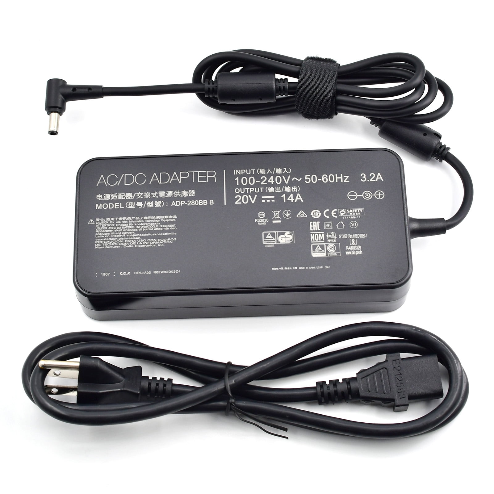 280W Power Adapter for ASUS ROG Zephyrus M GU501G GU501GM GU501 GU502GV