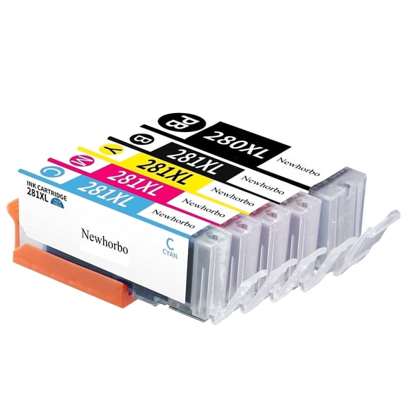 PGI280 CLI281XXL Ink Cartridge Replacement for Canon PGI280 TR8520 TR8620a TS702a TS9520 TS9521C TS6220 Printer (5 Pack)