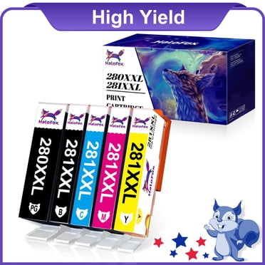 6-Pack Ink Cartridge Set W/ LED Chip For Canon PGI-280XXL CLI-281XXL - Pixma TS8220 TS8320
