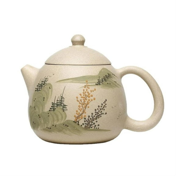 280ml Chinese Purple Clay Teapot Hand-painted Dragon Egg Tea Pot Customized Filter Tea Infuser Zisha Beauty Tea Set