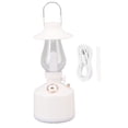 thumbnail image 1 of 280ml Portable Humidifier Retro Kerosene Lamp Style Rechargeable Camping Ligh Humidifier White, 1 of 8