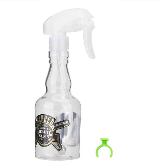 280ml Vintage Water Sprayer Refillable Barber Empty Spray Bottle Hair Accessory (Transparent)