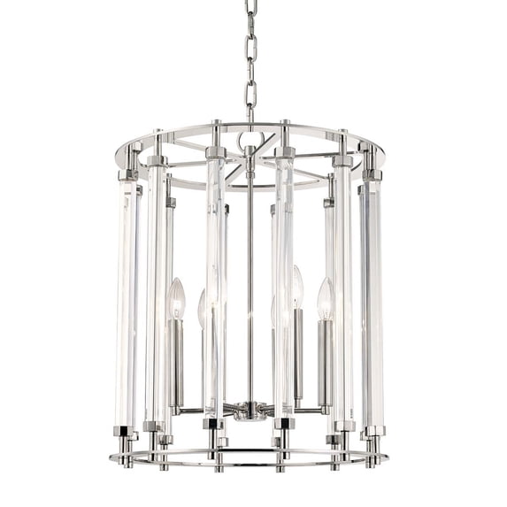 2818-PN-Hudson Valley Lighting-Haddon Pendant 6 Light - 18 Inches Wide by 23 Inches High-Polished Nickel Finish -Traditional Installation