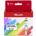 thumbnail image 1 of 281XXL Ink Cartridge Replacement for Canon 281 281XL Cyan Ink Cartridge Printer, 1 of 7