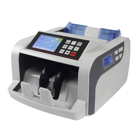 2820P Money Counter Fake Notes Detector PKR USD EUR Bill Counter Pakistani Rupee Money Counting Machine ,Accurate and Fast