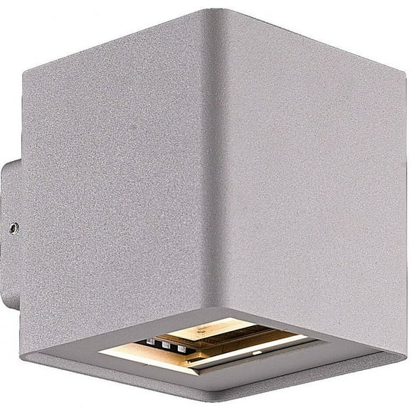28285-014-Eurofase Lighting-Crest - 4.25 Inch 10W 2 LED Outdoor Wall Sconce-Marine Grey Finish