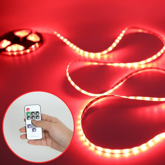 2835 16.4ft Red LED Boat Light Strip Waterproof Yacht Marine Deck Bow Pontoon