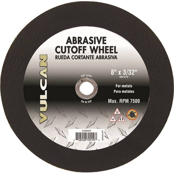 2838175,ABRASIVE CUTOFF WHEELS,ALUMINUM OXIDE METAL ,5/8" ROUND