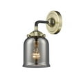 thumbnail image 1 of 284-1W-BAB-G53-Innovations Lighting-Bell - 1 Light Wall Sconce-9 Inches Tall and 5 Inches Wide-Black Antique Brass Finish-Plated Smoke Glass Color, 1 of 7