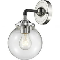 284-1W-BPN-G202-Innovations Lighting-Baldwin-3W 1 LED Wall Sconce-6 Inches Wide by 11 Inches High