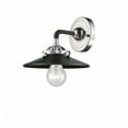 thumbnail image 1 of 284-1W-BPN-M6-BK Innovations Lighting Railroad - 1 Light Wall Sconce-5.25 Inches Tall and 8 Inches Wide-Black Polished Nickel Finish-Matte Black Shade, 1 of 2
