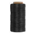 thumbnail image 1 of Uxcell Flat Waxed Thread Leather Sewing Cord for Repairing Shoes Bags Wallets Jewelry Making DIY Leather Craft Black, 1 of 8