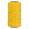 thumbnail image 1 of Uxcell Flat Waxed Thread Leather Sewing Cord for Repairing Shoes Bags Wallets Jewelry Making DIY Leather Craft Yellow, 1 of 8