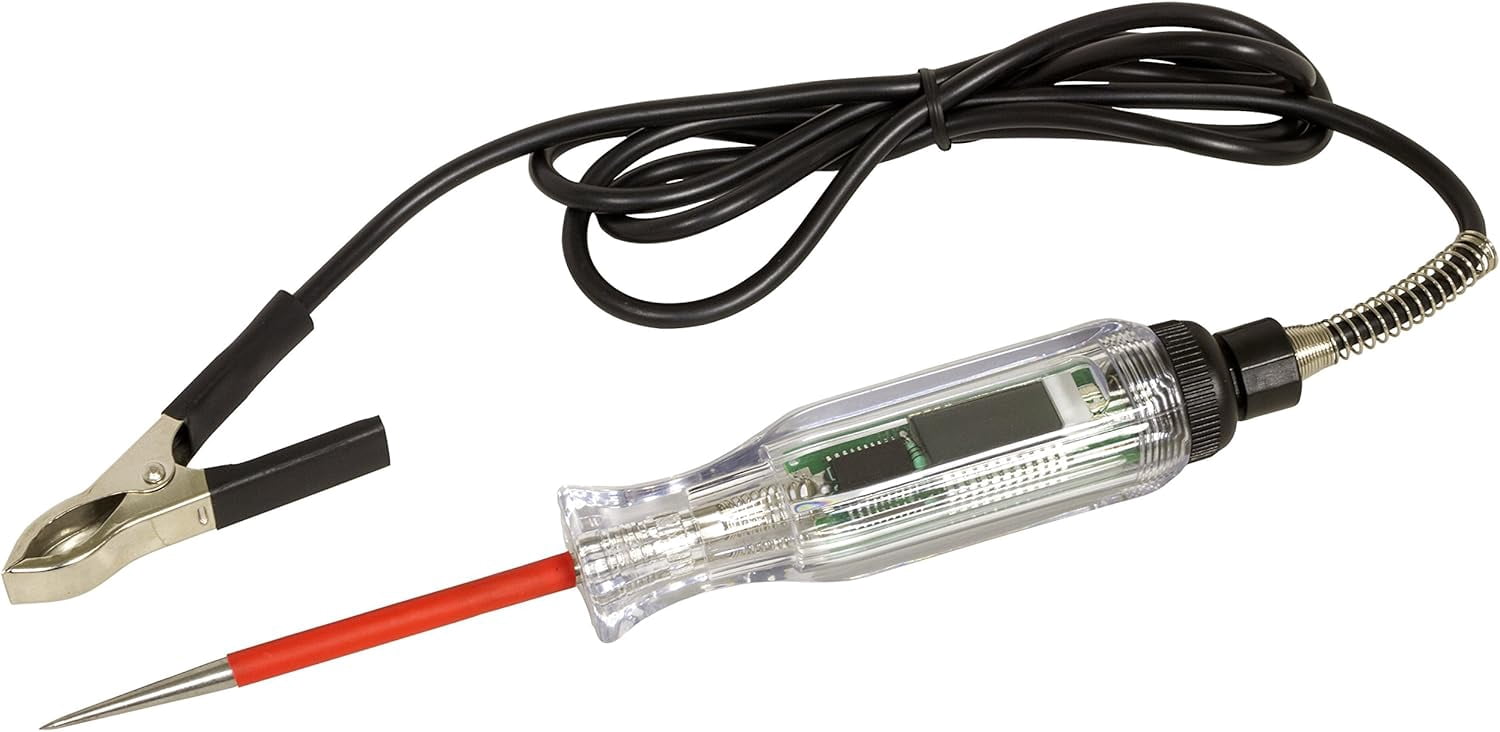Lisle 28400 12 Volt Circuit Tester - Heavy Duty Automotive Test Light With Bulb & Strain Relief Spring - View #7