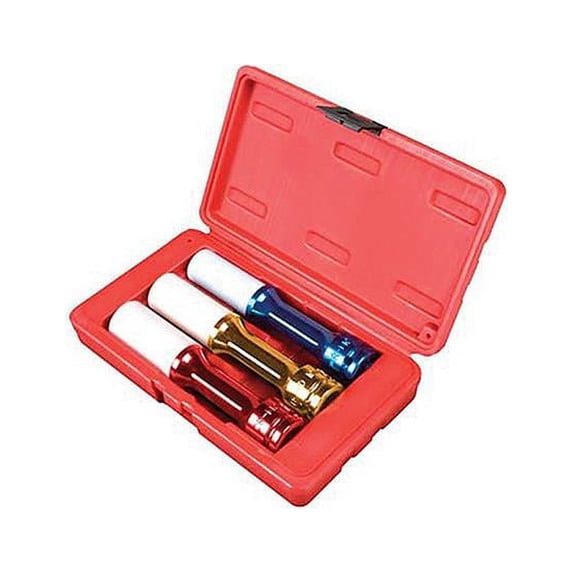 2843 3 Piece 1/2 Drive Long Wheel Protector Impact Socket Set