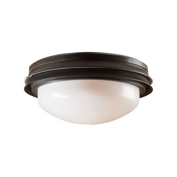 28547-Hunter Fans-Marine II - One Light Outdoor Low Profile Globe Kit-New Bronze Finish