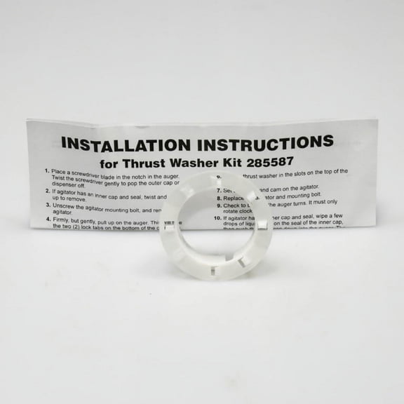 285587 Whirlpool Agitator Thrust Washer OEM 285587