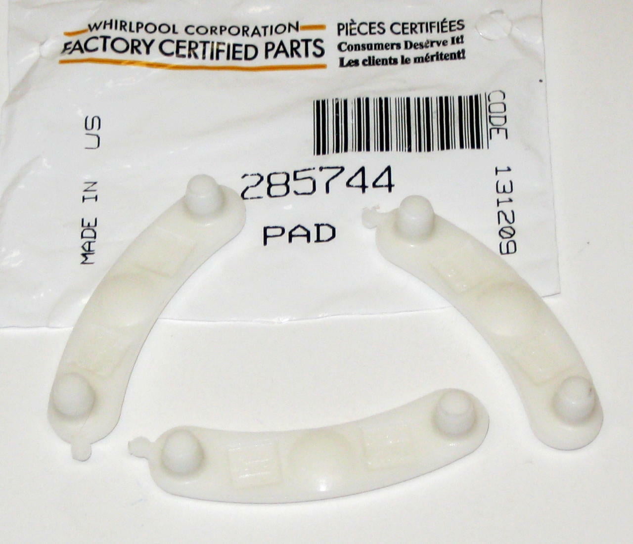 285744 Washing Machine Snubber Pad